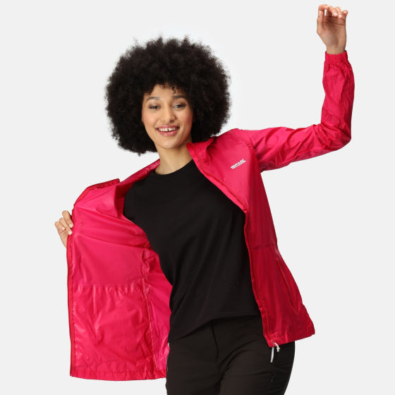 Load image into Gallery viewer, Regatta Pack it III shell jas dames roze maat L

