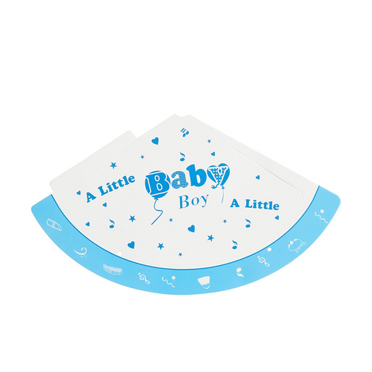 Relaxdays partyset geboorte jongen 19-delig