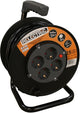 Kabelhaspel relectric relec492176 zwart, oranje