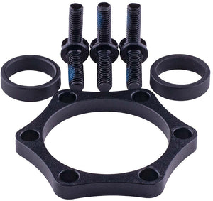 Reverse components boost adapter front wheel
