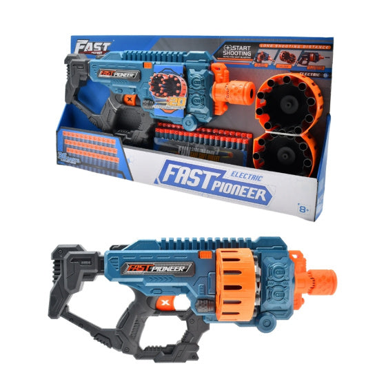Load image into Gallery viewer, Fast pioneer Speelgoedpistool met Roterend Magazijn 36 kogels
