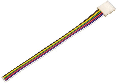 Laden Sie das Bild in Galerie -Viewer, Enzo rgb-cct quick aansluitstuk 6pin 12mm met 15cm draad - 4380210
