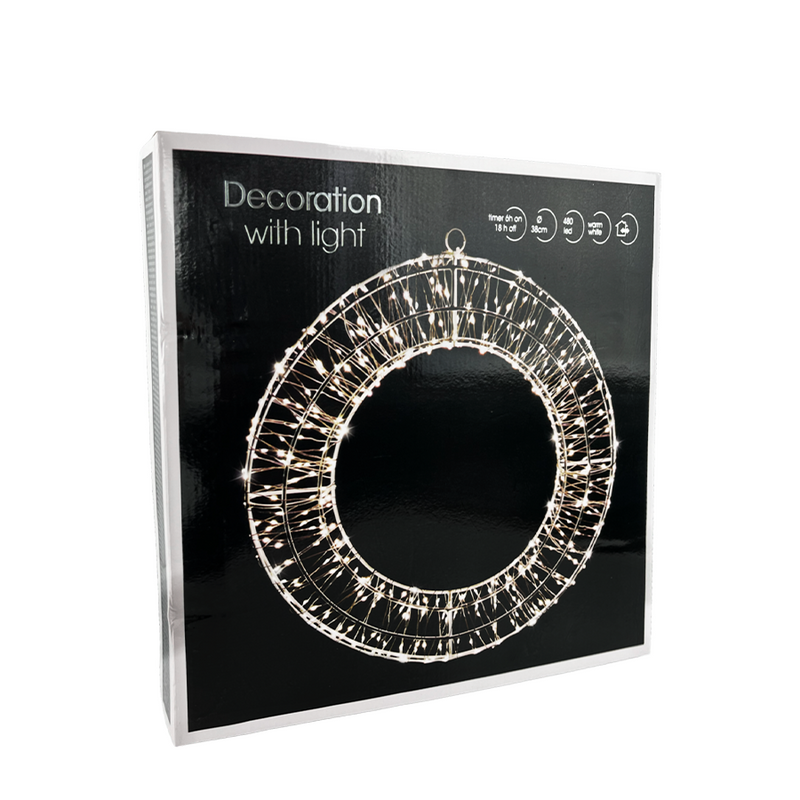 Cargue la imagen en el visor de la galería, Ring led wit 480 leds ø38cm
