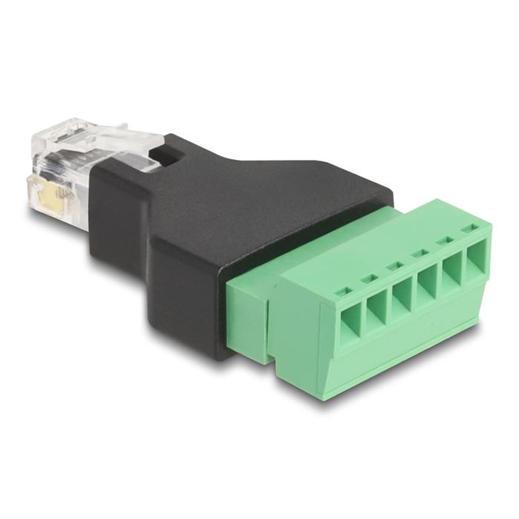 Load image into Gallery viewer, Rj12-stekker naar schroefklemmenblokadapter
