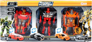 Cilgro roboforces transformeer auto robot, 3st.