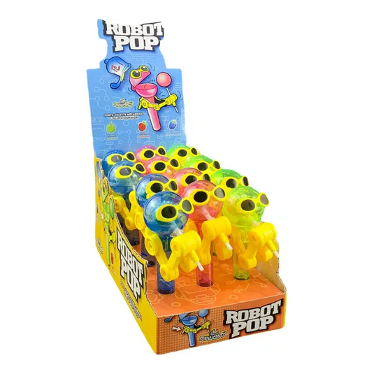 Funny candy robotman lollipop (12x10gr)