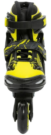 Load image into Gallery viewer, Roces Inline skates Jokey 3.0 softboot 82A zwart geel maat 34-37
