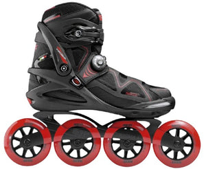 Roces Inlineskates Gymnasium M-2.0 90 mm 82A zwart rood