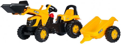 Rolly toys Traptractor RollyKid JCB junior geel zwart