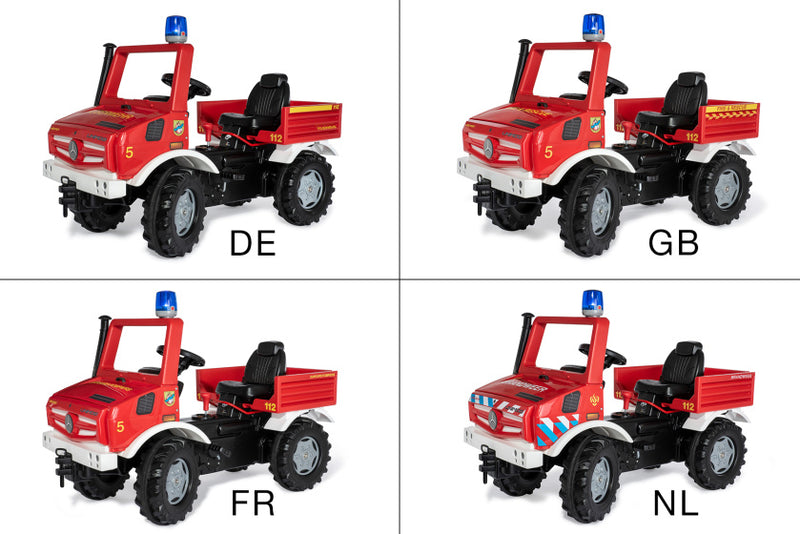 Load image into Gallery viewer, Rolly toys Trapvoertuig RollyUnimog Fire 118 x 81 x 54 rood

