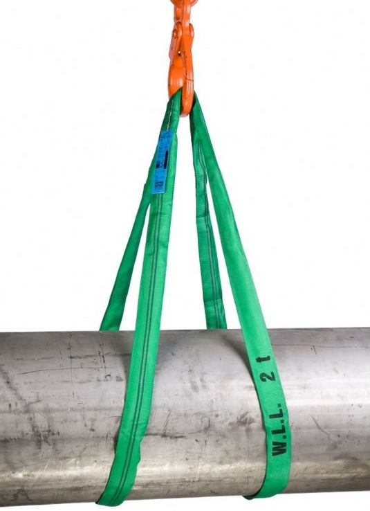 Rondstrop 2t wl=0.5mtr groen