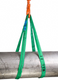 Rondstrop 2t wl=0.5mtr groen