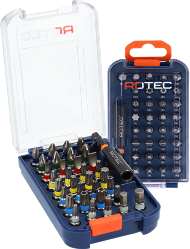 ギャラリービューアに画像をロードする, Rotec bitset | 34-delig | opti-line | ph-pz-t-sl-h-tt-sqd + bithouder - 827.9205
