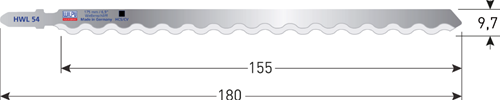 Rotec decoupeerzagen hwl 54 t313aw vpe 5 stuks - 5100911 - 510.0911