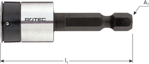 Rotec dopsleutel | e6.3 | 1 4 bitopname | niet-magnetisch | sw 3 8 x50 - 819.30301