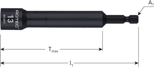 Cargue la imagen en el visor de la galería, Rotec dopsleutel extra diep | e6,3 | bitopname | sw 10x110 75 - 822.0010
