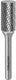 Rotec hm-stiftfrees, model a - z6 kruisvertand ø3x14x38xø3mm - 4300301
