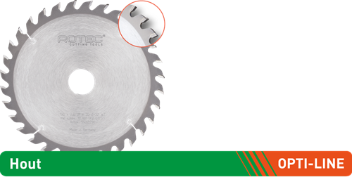 ギャラリービューアに画像をロードする, Rotec opti-line hm cirkelzaagblad voor handmachines | ø160x2,2x20 | z=48 | tf-uni - 553.0132
