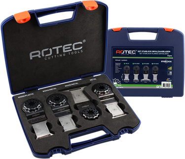 Rotec starlock multitoolzaagbladen | 517-allround set | 8-delig - 517.9001