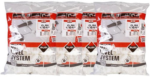Cargue la imagen en el visor de la galería, Rubi delta level systeem clips | dikte 0,5 mm | hoogte 3-12 mm | 2400 stuks - 03932

