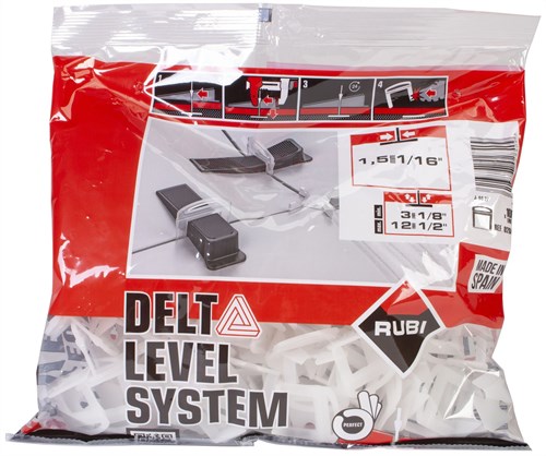 Laden Sie das Bild in Galerie -Viewer, Rubi delta leveling systeem clips | 3-12 mm | 1,5 mm | 200 stuks
