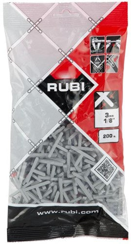Rubi t-stukjes | 3 mm | doos 200 st - 02923