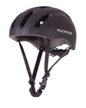 Rucanor city flow fietshelm e-bike verstelbaar zwart maat 58-61 cm (l)