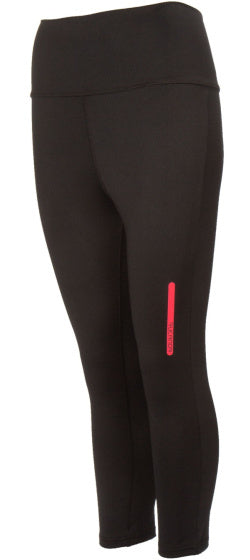 Rucanor Danila capri hardloopbroek dames zwart maat L