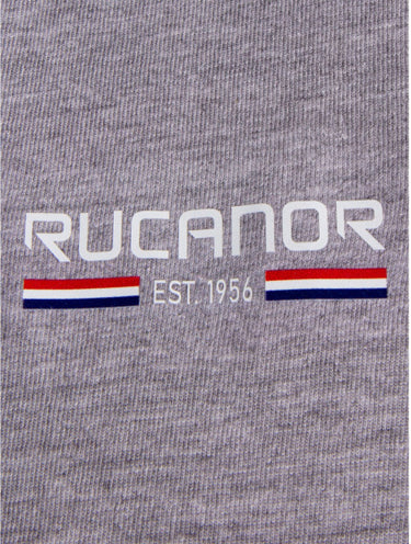 Rucanor Raffi basic shirt ronde hals heren grijs maat L