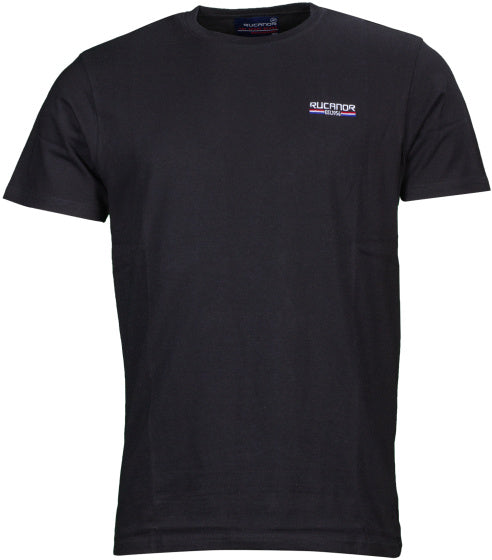 Rucanor Raffi basic shirt ronde hals heren zwart maat L