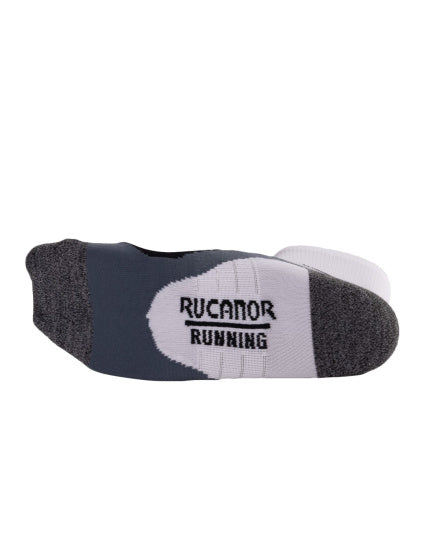 Load image into Gallery viewer, Rucanor Hardloopsokken lang 2-pack wit grijs maat 35-38
