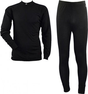 Rucanor Thermosuit Montana II heren polyester zwart 2-delig mt L