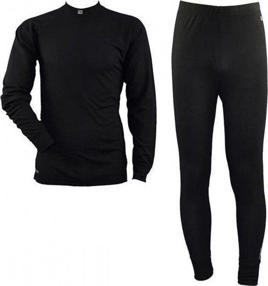 Load image into Gallery viewer, Rucanor Thermosuit Montana II heren polyester zwart 2-delig mt L
