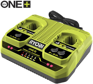 Ryobi rc18240g | one+ 18v 2-poorts lader - 5133005581