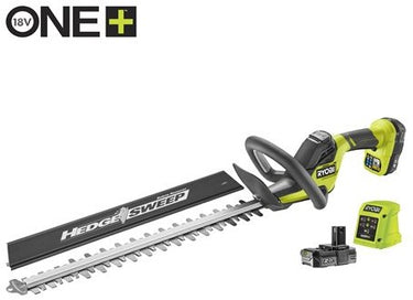 Ryobi ry18ht45a-120 | one + 18v accu 45cm heggenschaar | incl. 1x 1.0ah accu + lader - 5133005381