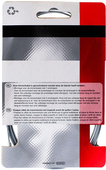 binnenkabel rem 2250 mm zilver