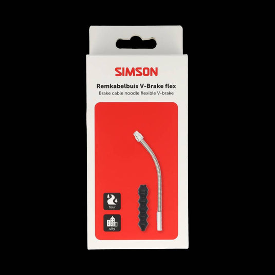 Simson remkabelbuis v-brake flexibel incl. rubber