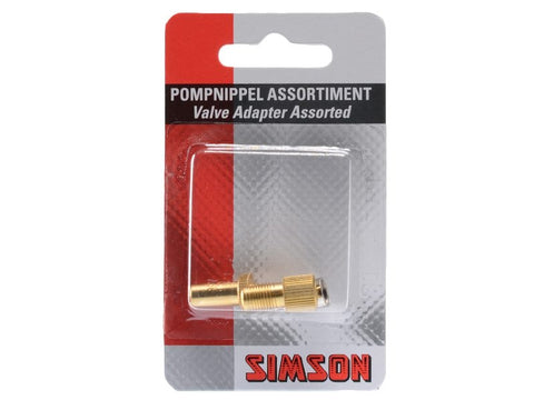 Simson pompverloopnippel assortiment op kaart