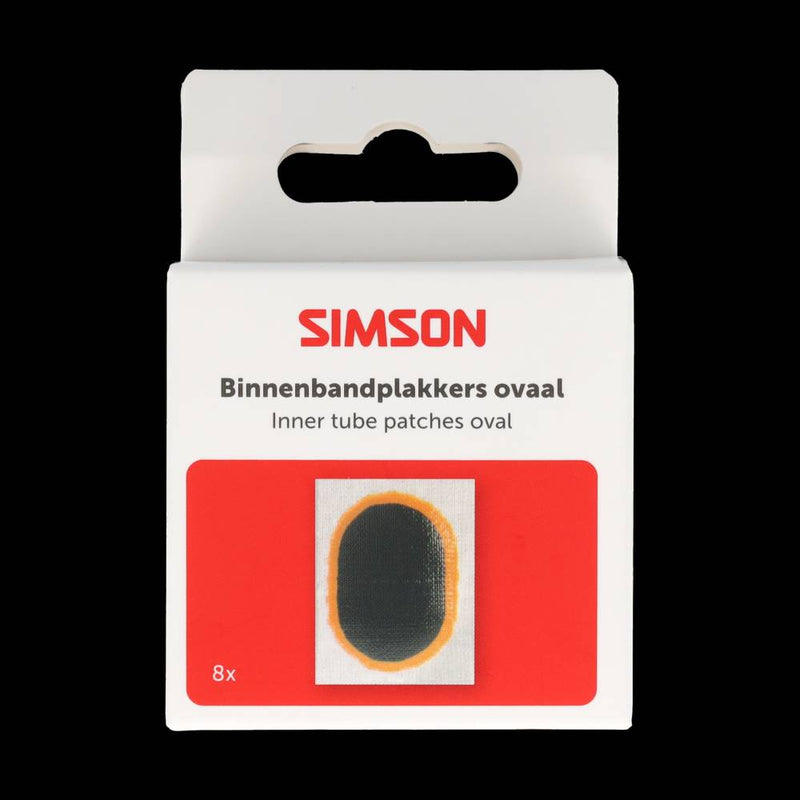 Afbeelding laden in galerijviewer, Simson binnenbandpleisters ovaal 8st
