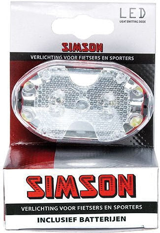 Koplamp Simson wit led