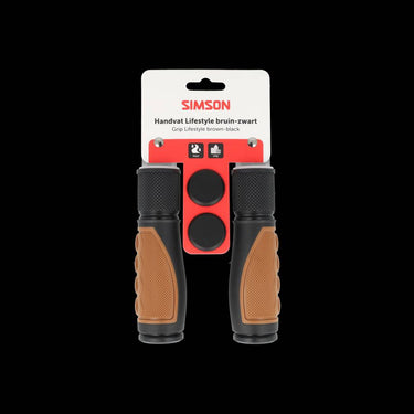 Simson handvatset lifestyle middenbruin zwart