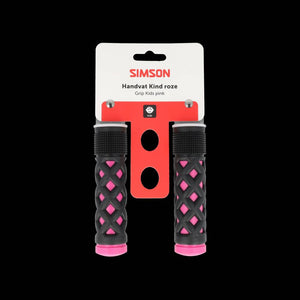 Simson handvatten kinder roze-zwart