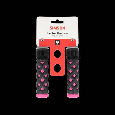 Simson handvatset kinder roze zwart