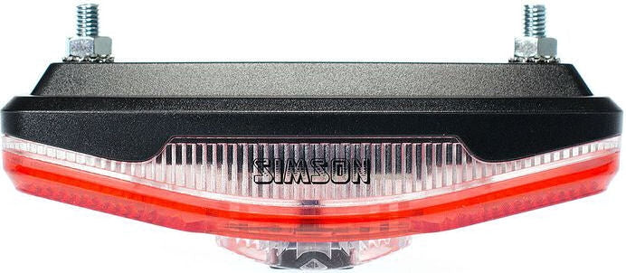 Load image into Gallery viewer, Simson batterij bagagedrager achterlicht cliff 1 led on of
