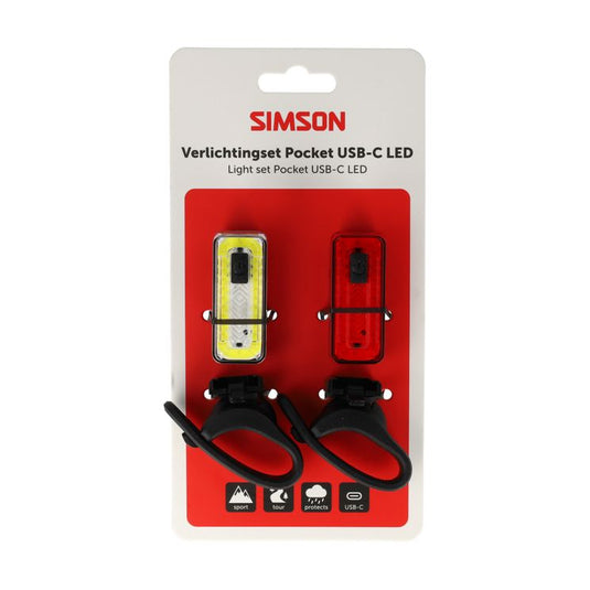 Simson verlichtingsset aurora pocket