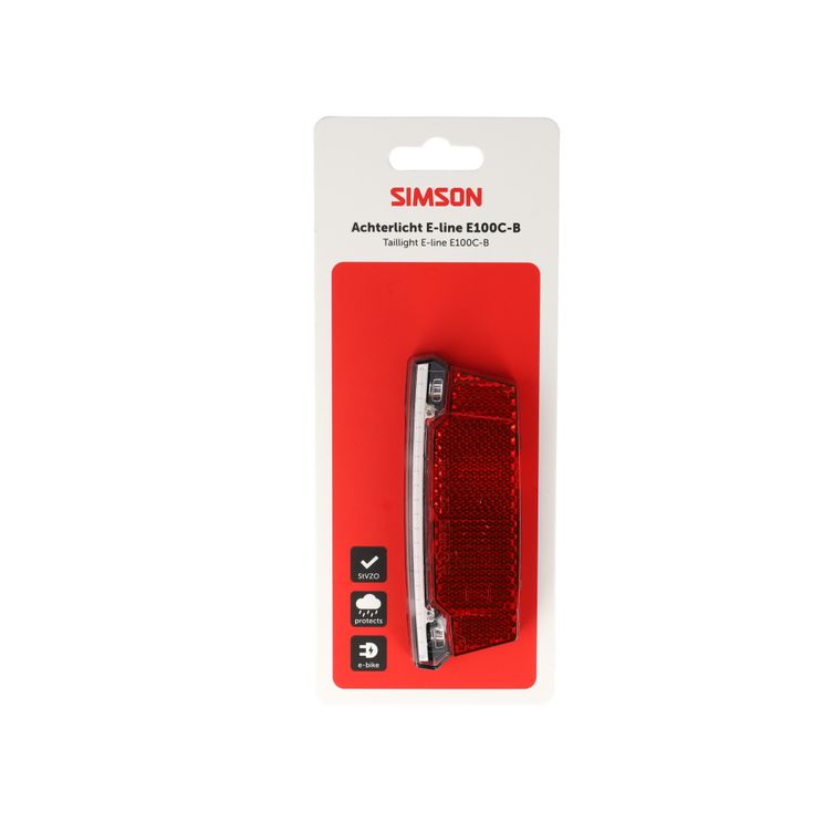 Load image into Gallery viewer, Simson aurora achterlicht e-line e100c-b
