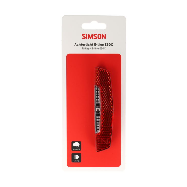 Load image into Gallery viewer, Simson aurora achterlicht e-line e50c

