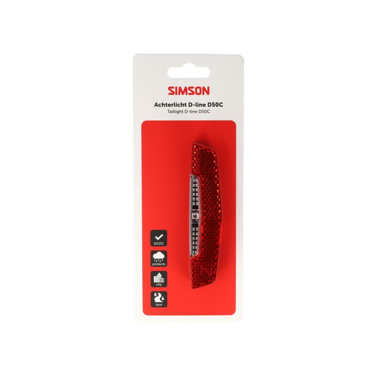 Load image into Gallery viewer, Simson aurora achterlicht d-line d50c
