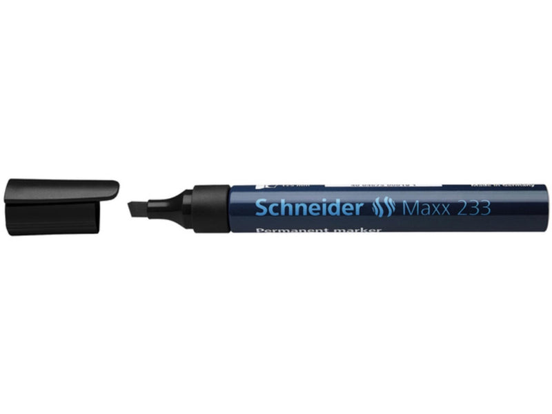 Load image into Gallery viewer, Schneider marker permanent 233 beitel zwart 10st
