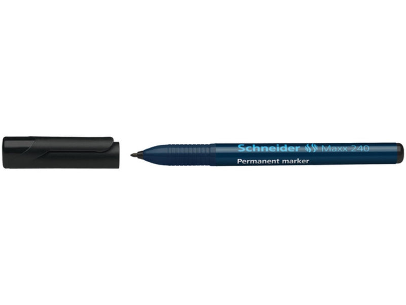 Load image into Gallery viewer, Schneider marker permanent 240 rond zwart 10st
